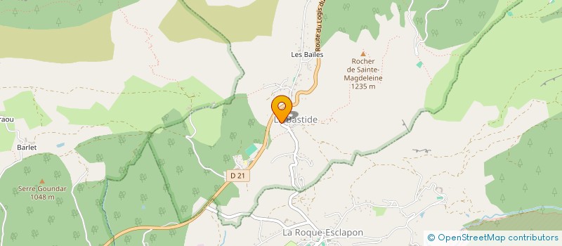 localisation de l'entreprise LA BASTIDE EVENEMENTS à LA BASTIDE