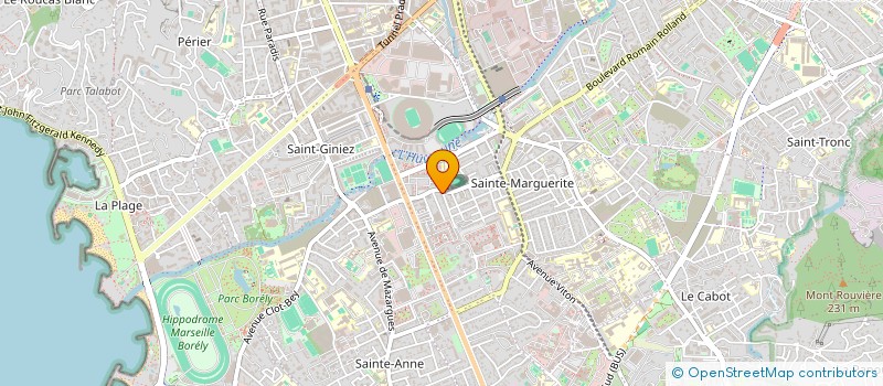 localisation de l'entreprise LA BASTIDE IMMOBILIERE à MARSEILLE