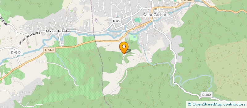 localisation de l'entreprise LA BASTIDE JP  SAINT-ZACHARIE