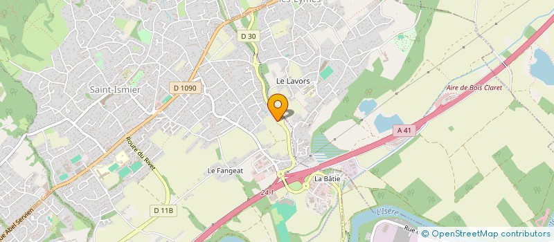 localisation de l'entreprise LA BASTIDE LIBERTY  SAINT-ISMIER