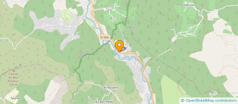 localisation de l'entreprise LA BASTIDE MELDIA  SOLLIES-TOUCAS