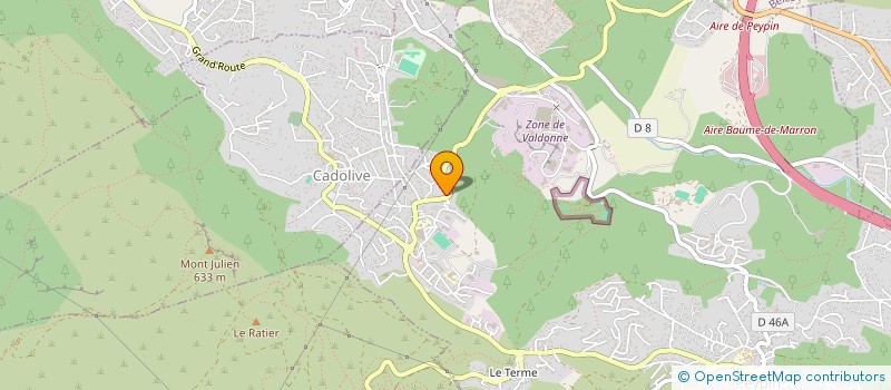 localisation de l'entreprise LA BASTIDE PROVENCALE à PEYPIN