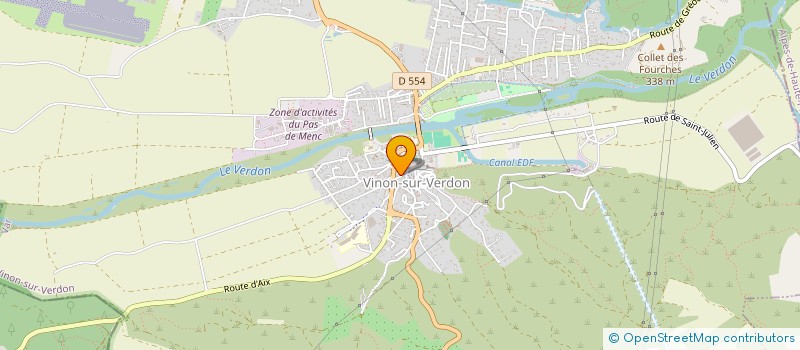 localisation de l'entreprise LA BASTIDE REY à GINASSERVIS