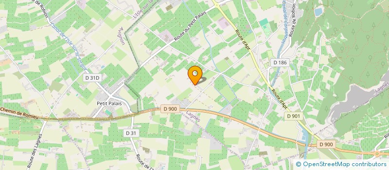 localisation de l'entreprise LA BASTIDE VIEILLE  LAGNES