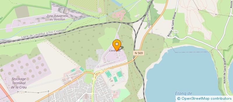 localisation de l'entreprise LA BASTIDONNE  FOS-SUR-MER