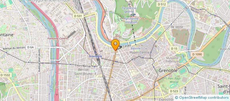 localisation de l'entreprise LA BASTILLE  ROQUEBRUNE-SUR-ARGENS