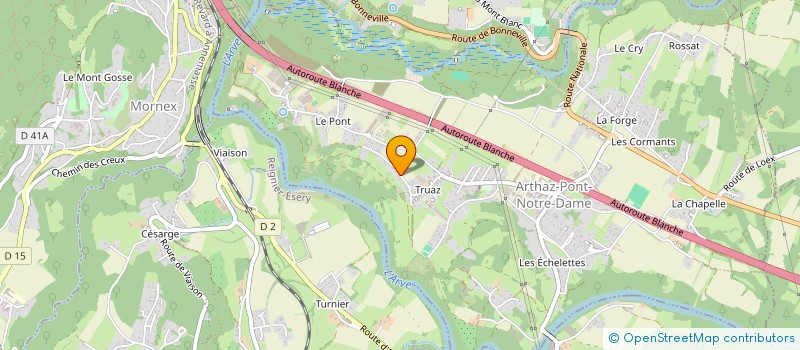 localisation de l'entreprise LA BASTILLE  ARTHAZ-PONT-NOTRE-DAME