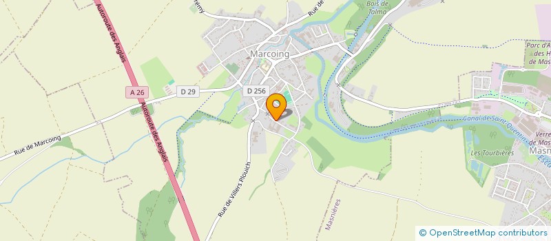 localisation de l'entreprise LA BASTILLE  MARCOING