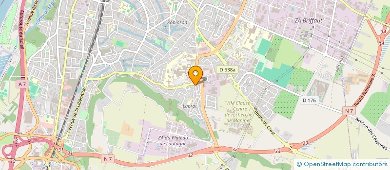 localisation de l'entreprise LA BASTILLE  VALENCE