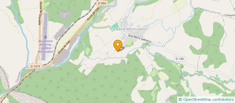 localisation de l'entreprise LA BASTRINGUE  LA BATIE-MONTSALEON