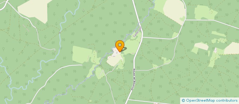 localisation de l'entreprise LA BASUDE  SAINT-GOR