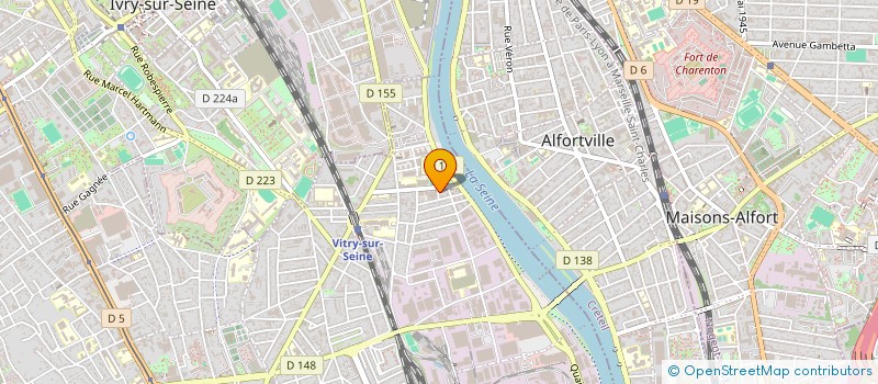 localisation de l'entreprise LA - BAT à VITRY-SUR-SEINE