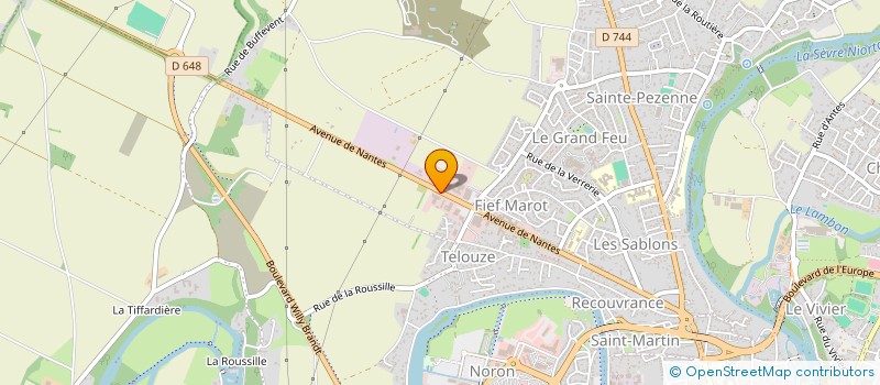 localisation de l'entreprise LA BATAILLE à NIORT