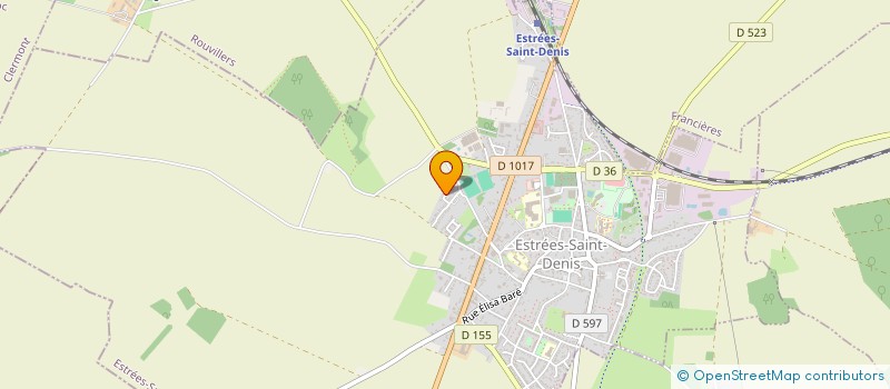 localisation de l'entreprise LA BATAILLE DU PETIT LION BLANC (L.B.P.L.B)  ESTREES-SAINT-DENIS