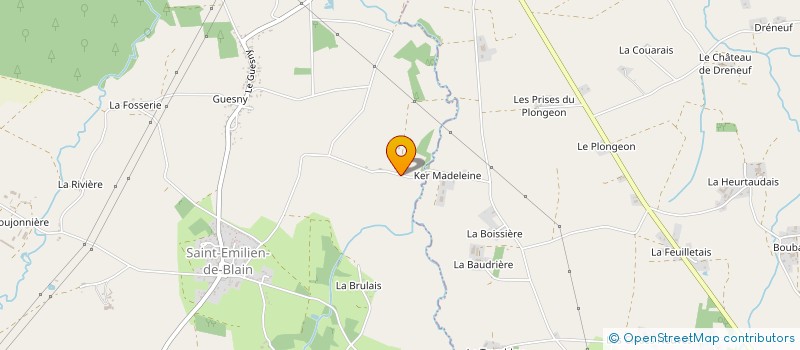 localisation de l'entreprise LA BATARDIERE à NOTRE-DAME-DES-LANDES