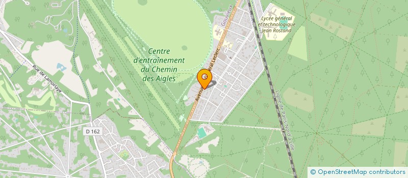 localisation de l'entreprise LA BATELIERE à CHANTILLY