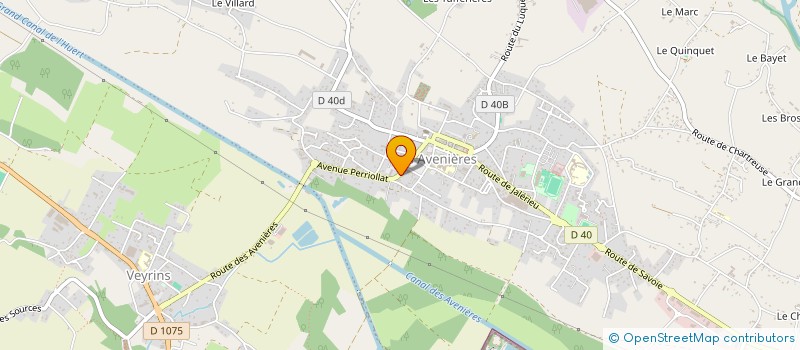 localisation de l'entreprise LA BATIE  LES AVENIERES VEYRINS-THUELLIN