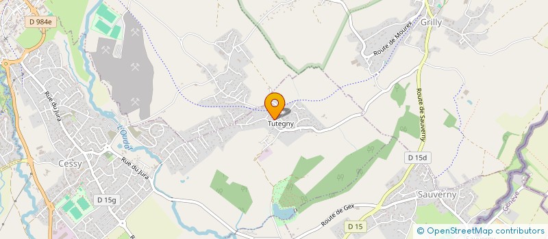 localisation de l'entreprise LA BATIE GESSIENNE  CESSY