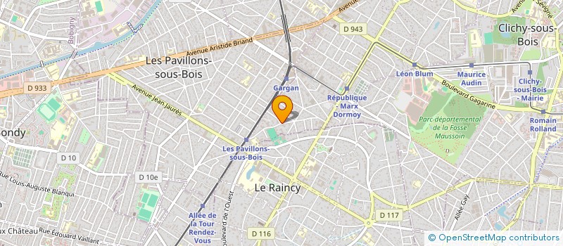 localisation de l'entreprise LA BATIMENT ET LA PEINTURE à LIVRY-GARGAN
