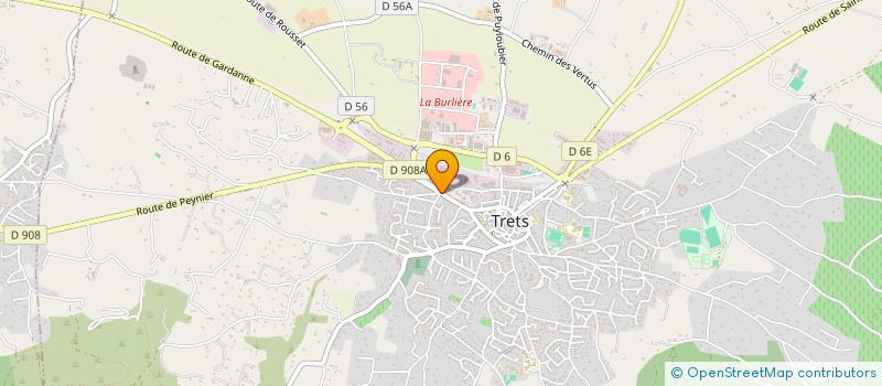 localisation de l'entreprise LA BATISSE à TRETS