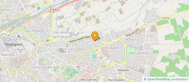 localisation de l'entreprise LA BATISSE à PERPIGNAN
