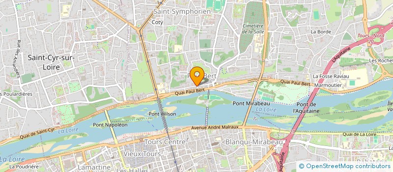 localisation de l'entreprise LA BATONNERIE  TOURS