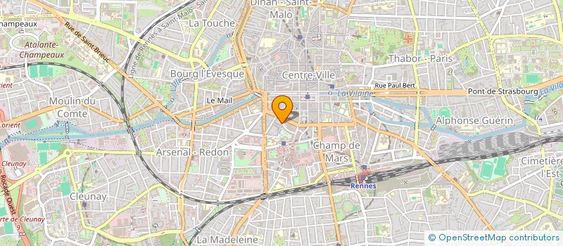 localisation de l'entreprise LA BAULAND  RENNES
