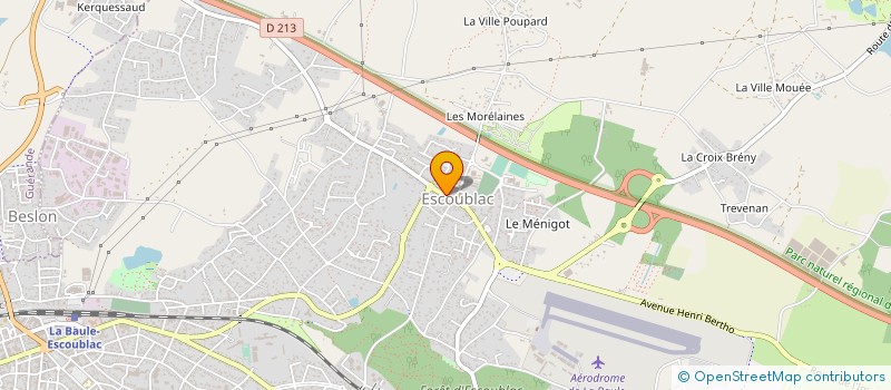 localisation de l'entreprise LA BAULE AMENAGEMENT à LA BAULE-ESCOUBLAC