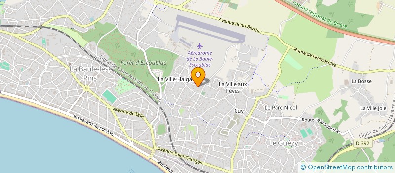 localisation de l'entreprise LA BAULE CAR à LA BAULE-ESCOUBLAC