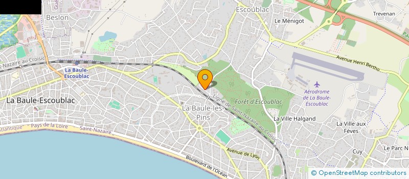 localisation de l'entreprise LA BAULE IMAGES à LA BAULE-ESCOUBLAC