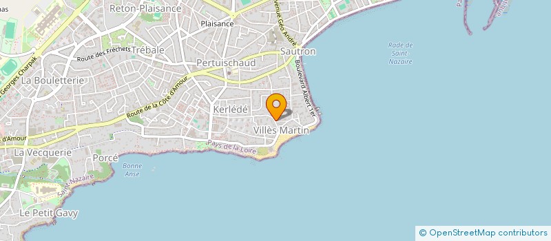 localisation de l'entreprise LA BAULE KARATE JUTSU  SAINT-NAZAIRE