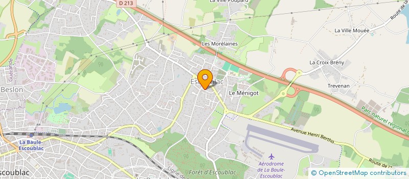 localisation de l'entreprise LA BAULE'S BRIGADE  LA BAULE-ESCOUBLAC