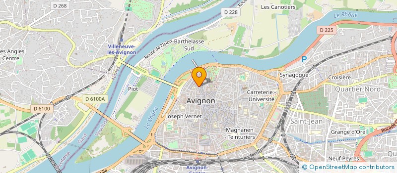 localisation de l'entreprise LA BAULOISE  AVIGNON