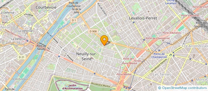 localisation de l'entreprise LA BAUME à NEUILLY-SUR-SEINE