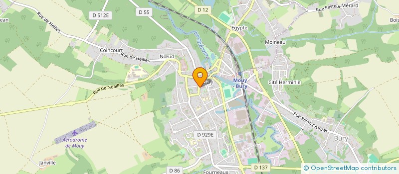 localisation de l'entreprise LA BAUTA  MOUY