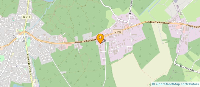 localisation de l'entreprise LA BAZADAISE  SAINT-JEAN-D'ILLAC