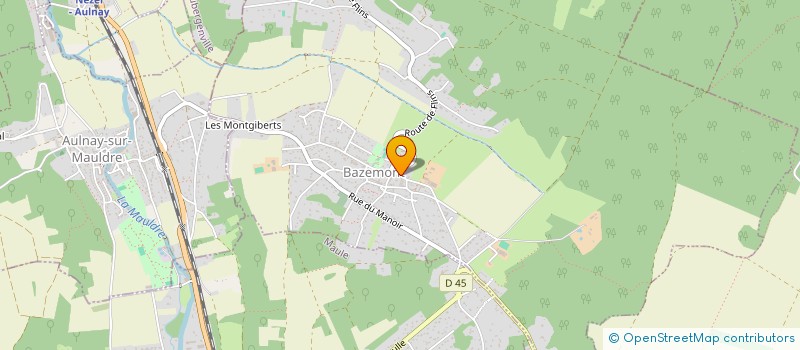 localisation de l'entreprise LA BAZEMONTAISE  BAZEMONT