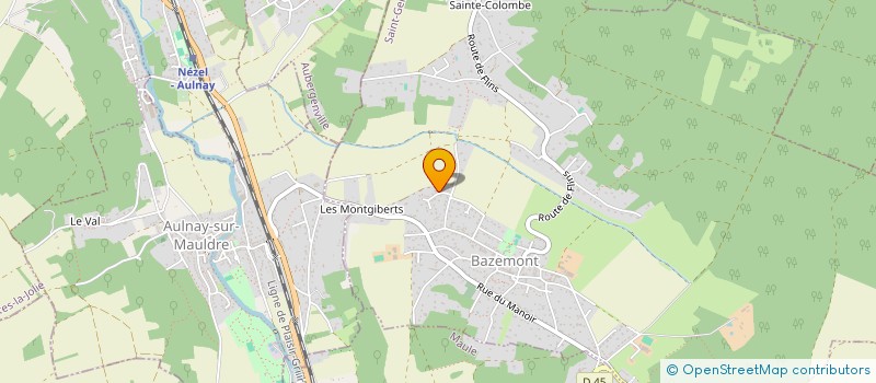 localisation de l'entreprise LA BAZEMONTAISE  BAZEMONT