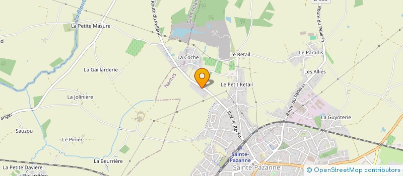 localisation de l'entreprise LA BAZONNIERE IMMO  SAINTE-PAZANNE