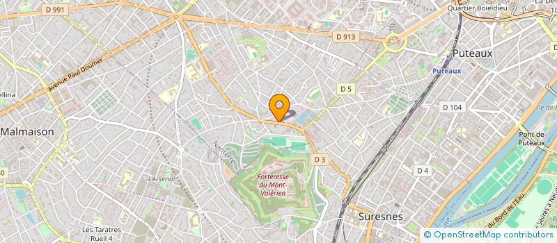 localisation de l'entreprise LA BD S'EXPOSE à NANTERRE