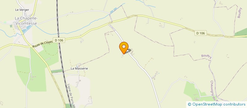 localisation de l'entreprise LA BEAUCE  CHAUVIGNY-DU-PERCHE