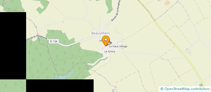 localisation de l'entreprise LA BEAUCERONNE  OUCQUES LA NOUVELLE