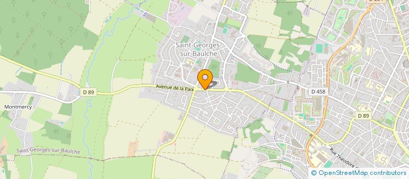 localisation de l'entreprise LA BEAULECHOISE  SAINT-GEORGES-SUR-BAULCHE