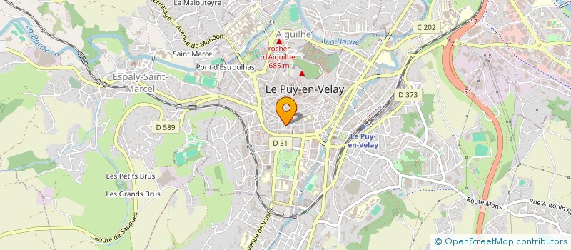 localisation de l'entreprise LA BEAUTE à LE PUY-EN-VELAY