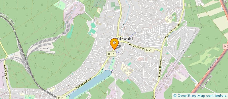 localisation de l'entreprise LA BEAUTE CHEZ MARTINA EURL à CREUTZWALD