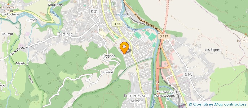 localisation de l'entreprise LA BEAUTE D'ARBRES à FOIX