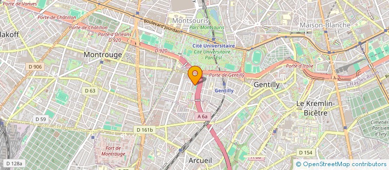 localisation de l'entreprise LA BEAUTE DAURE à GENTILLY