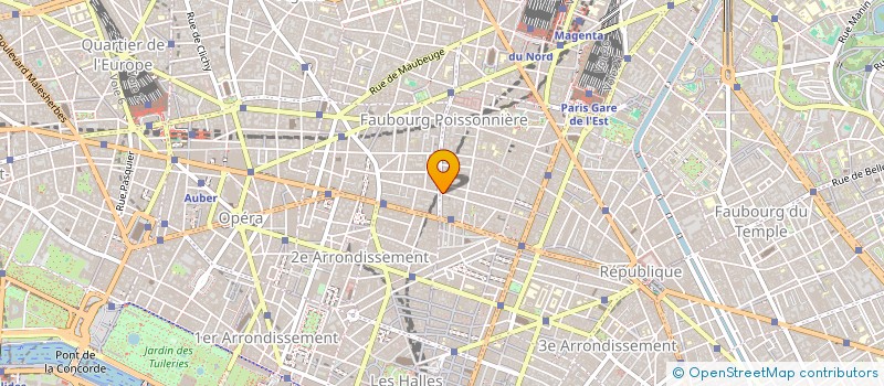 localisation de l'entreprise LA BEAUTE DES ONGLES  PARIS