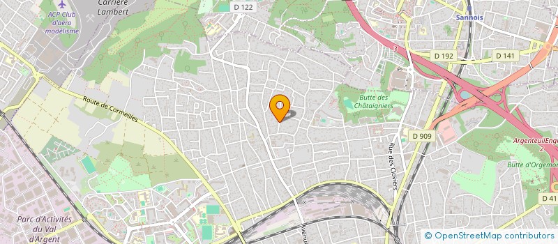 localisation de l'entreprise LA BEAUTE DIVINE  ARGENTEUIL