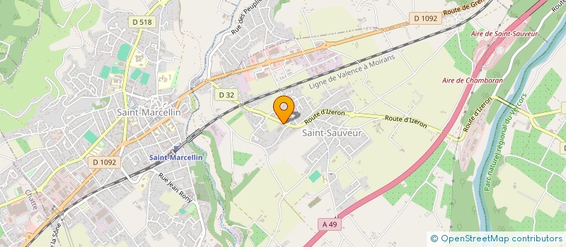 localisation de l'entreprise LA BEAUTE DU BOIS  SAINT-SAUVEUR